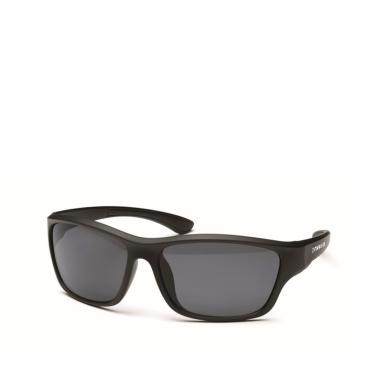 Sport-Sonnenbrille mit verspiegelten Gläsern und farbigen Details