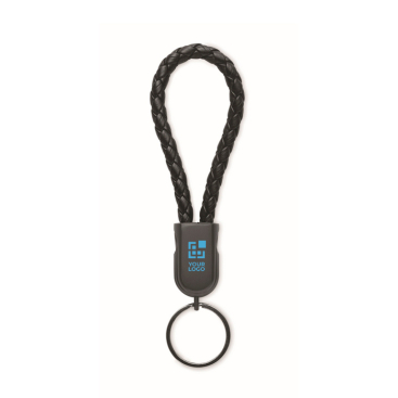 Schwarzes PU-Armband 60W Ladekabel