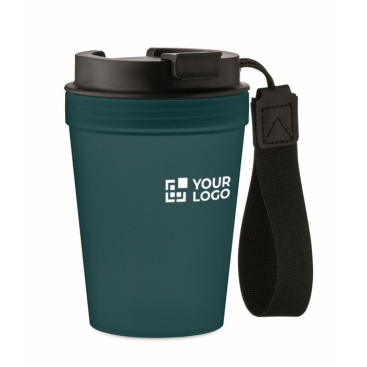 Auslaufsicherer To-Go-Becher RPET-Band 300 ml
