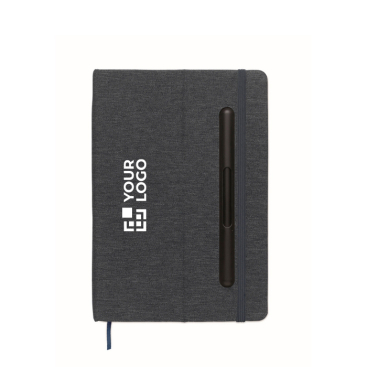 A5-Hardcover-Notizbuch mit Handyhalter