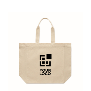 Baumwoll Tote Bag mit Bodenfalte und Henkeln 220 g/m²