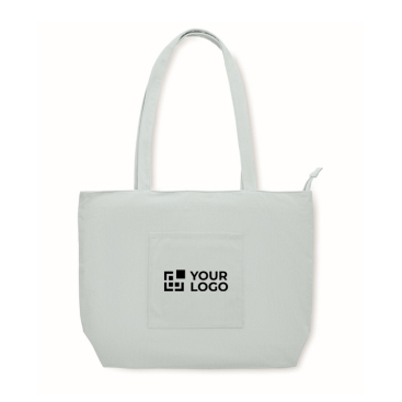 Große Cordtasche aus Polyester mit Reißverschluss 220 g/m²