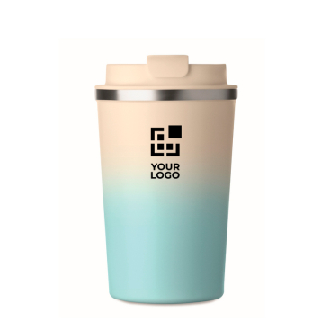 Tropfsicherer Edelstahlbecher mit Deckel 350 ml