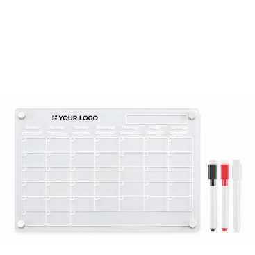 Magnetischer Monatsplaner aus magnetischem Acryl A4