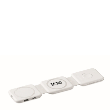 Magnetische Ladestation aus ABS mit integrierten USB-Hubs 15 W