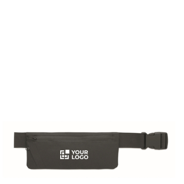 Laufgürteltasche aus RPET-Polyester 600D mit Reißverschluss