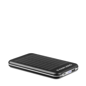 Powerbank Solar als Werbegeschenk 4000 mAh Ansicht mit Druckbereich