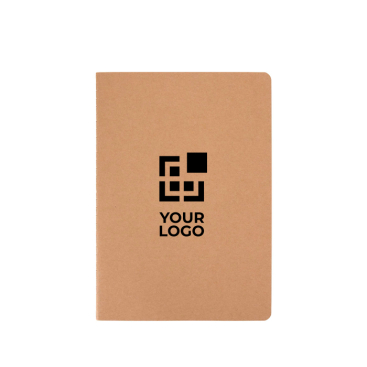 Kraftpapier-Agenda A5 mit genähter Rückenbindung