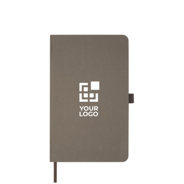 A5-Notizbuch aus Öko-Materialien mit festem Cover, liniert