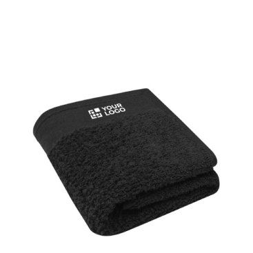 Dickes Badehandtuch aus Baumwolle mit Logo, 30 x 50 cm, 550 g/m2