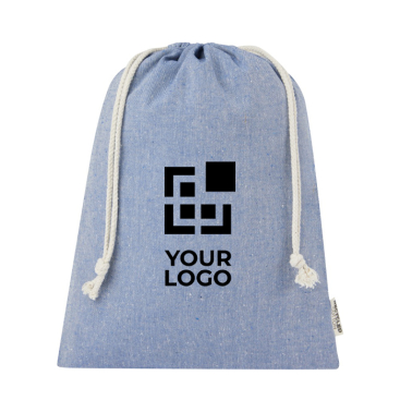 Große Tasche aus GRS recycelter Baumwolle mit Kordelzug