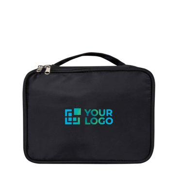 Make up Organizer aus recyceltem Polyester mit Reißverschluss