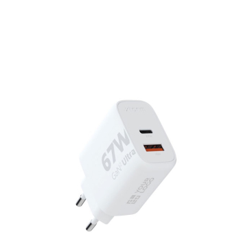 Ladegerät mit 2 USB-Anschlüssen und einer Leistung von 67W