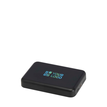 Magnetische Wireless-Powerbank aus recyceltem Kunststoff 5.000 mAh