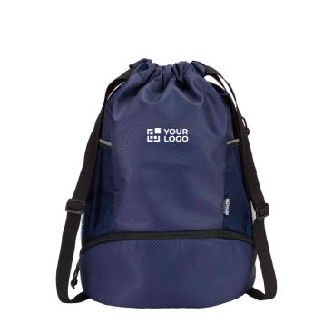 Sporttasche aus recyceltem, wasserdichtem Stoff mit Schuhfach 18 L