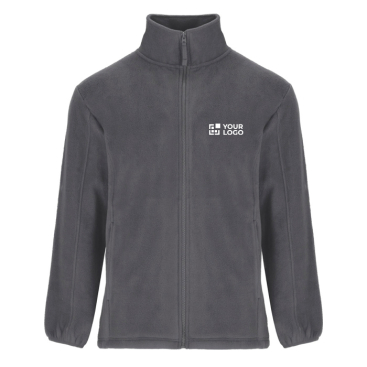 Herren-Fleecejacke aus Polyester mit hohem Kragen, 300 g/m2, Roly