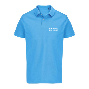 Herren-Polo Baumwolle, kurzarm, 2 Knöpfe 