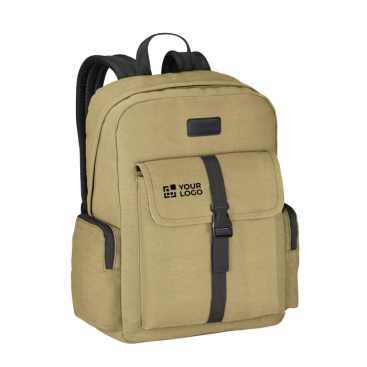 Laptop-Rucksäcke im abenteuerlichen Stil  Ansicht mit Druckbereich