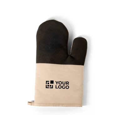 Küchenhandschuh aus 100 % Baumwolle mit rutschfestem Silikon