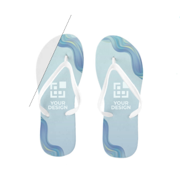 Flip Flops mit individuell gestaltbaren Sohlen 
