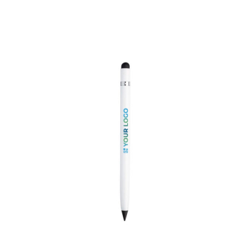 Endlosbleistift mit Kohlespitze und Touchscreen-Stift mit Radiergummi Ansicht mit Druckbereich