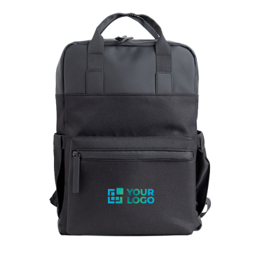 Erweiterbarer Under-the-Seat-Rucksack aus Kunstleder für 14''-PC