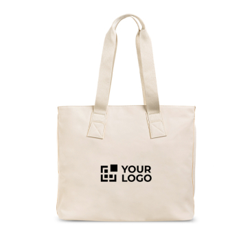 Umhängetasche aus Kunstleder mit versteckten Taschen und Trolleyband