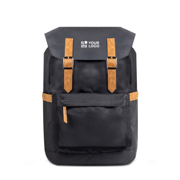 Rucksack aus wasserabweisendem RPET mit Magnetverschlüssen