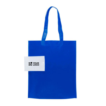 Faltbare Non-Woven-Tasche mit Platz für viele Dinge, 80 g/m2 Ansicht mit Druckbereich