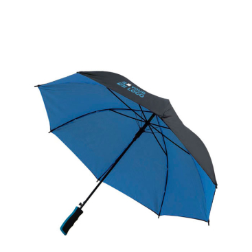 Automatischer Regenschirm mit farbigem Innenfutter, 8 Paneelen, Ø 103 Ansicht mit Druckbereich