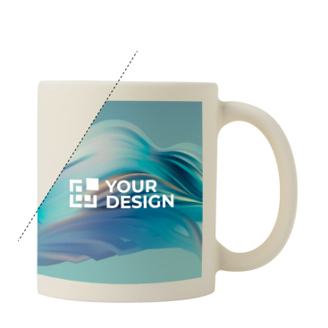 Matte Keramiktasse für Sublimation mit glänzendem Innenraum 325 ml
