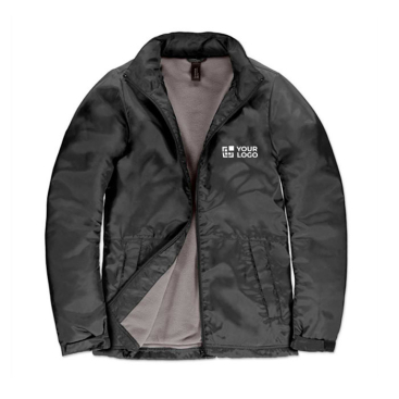 Wasserdichte und winddichte Polyesterjacke für Damen von B&C Ansicht mit Druckbereich