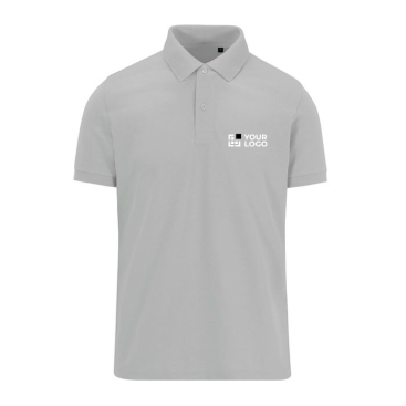 Farbiges Kurzarm-Poloshirt aus Polyester und Baumwolle, 180 g/m2, B&C Ansicht mit Druckbereich