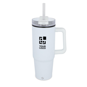 Edelstahlbecher, der in jeden Getränkehalter passt, 800 ml