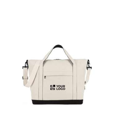 Reisetasche aus Baumwolle und recycelten Fasern