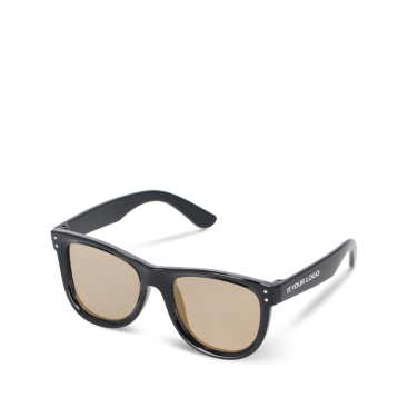 Schwarze Sonnenbrille UV400 mit eleganter Fassung