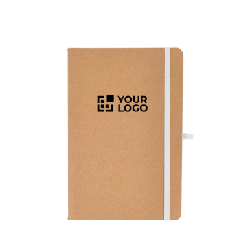 A5-Kraftpapier-Softcover mit Karoseiten FSC