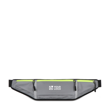 Reflektierende Bauchtasche für Läufer mit Reißverschluss