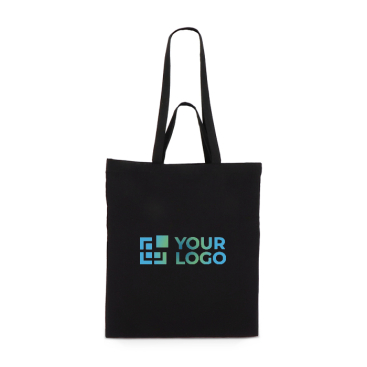 OEKO-TEX Baumwolltasche bunt mit Doppelhenkeln 140 g/m²