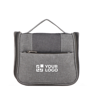 Kulturbeutel recycelt mit Haken und Tragegriff