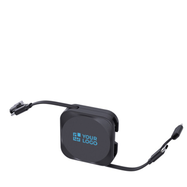 Handyhalter mit einziehbarem Kabel 100 cm und Schnellladung 100 W