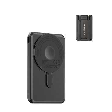 Umweltfreundliche 5-in-1 Powerbank 5.000 mAh mit Kabeln & Ständer