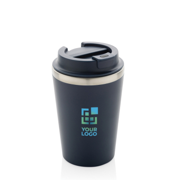 Ökologische doppelwandige Thermotasse mit Deckel, 350 ml