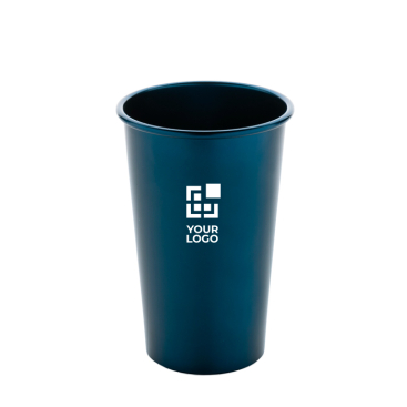 Einwandiger Becher aus recyceltem Aluminium, 450 ml