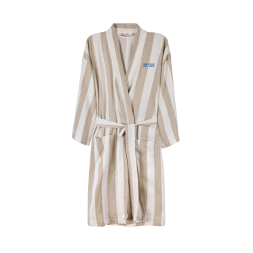 Hammam-Bademantel aus recycelter Baumwolle, 200 g/m2, L/XL