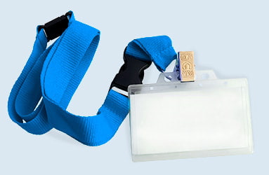 Schlüsselband mit Ausweishülle